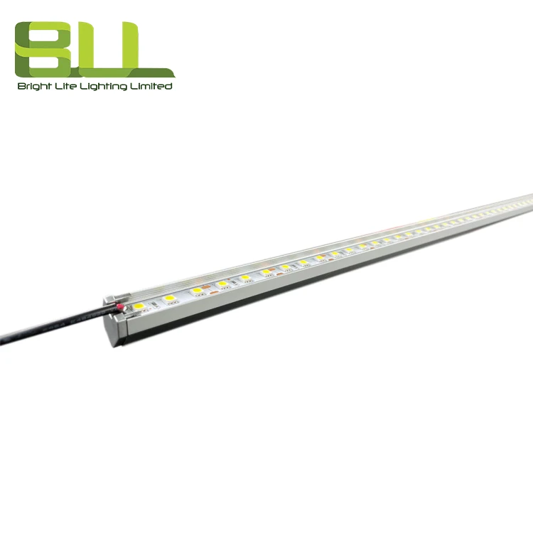 V-образная алюминиевая 4FT 6FT 72LED 5050 Светодиодная лента 6500K холодная белая жесткая полоса для украшения шкафа лестницы