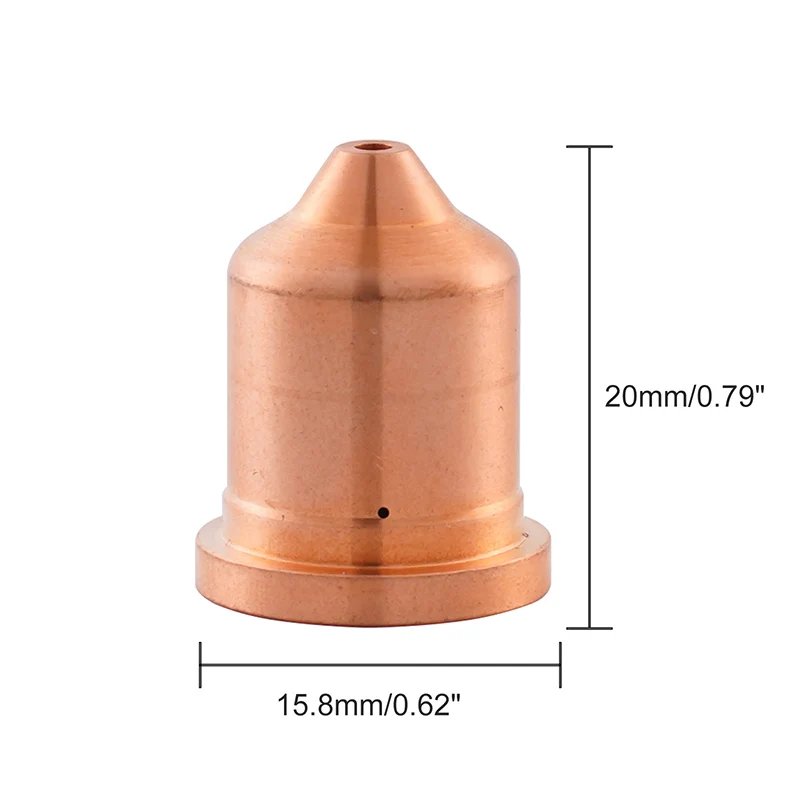 Plasma Cutter Nozzle Tips Wanshida Welding 10Pcs 220816  Fit PMX 85/105 Plasma Cutting Torch Consumables