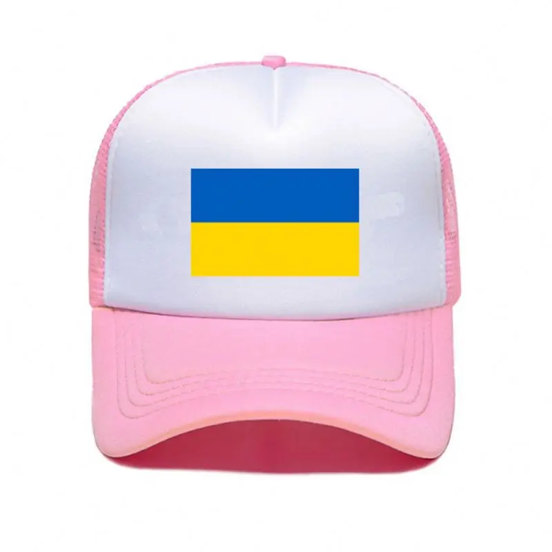 Oxford cloth Ukraine Flags Blue Yellow UKR Ukrainian Ukraine Flag cap custom