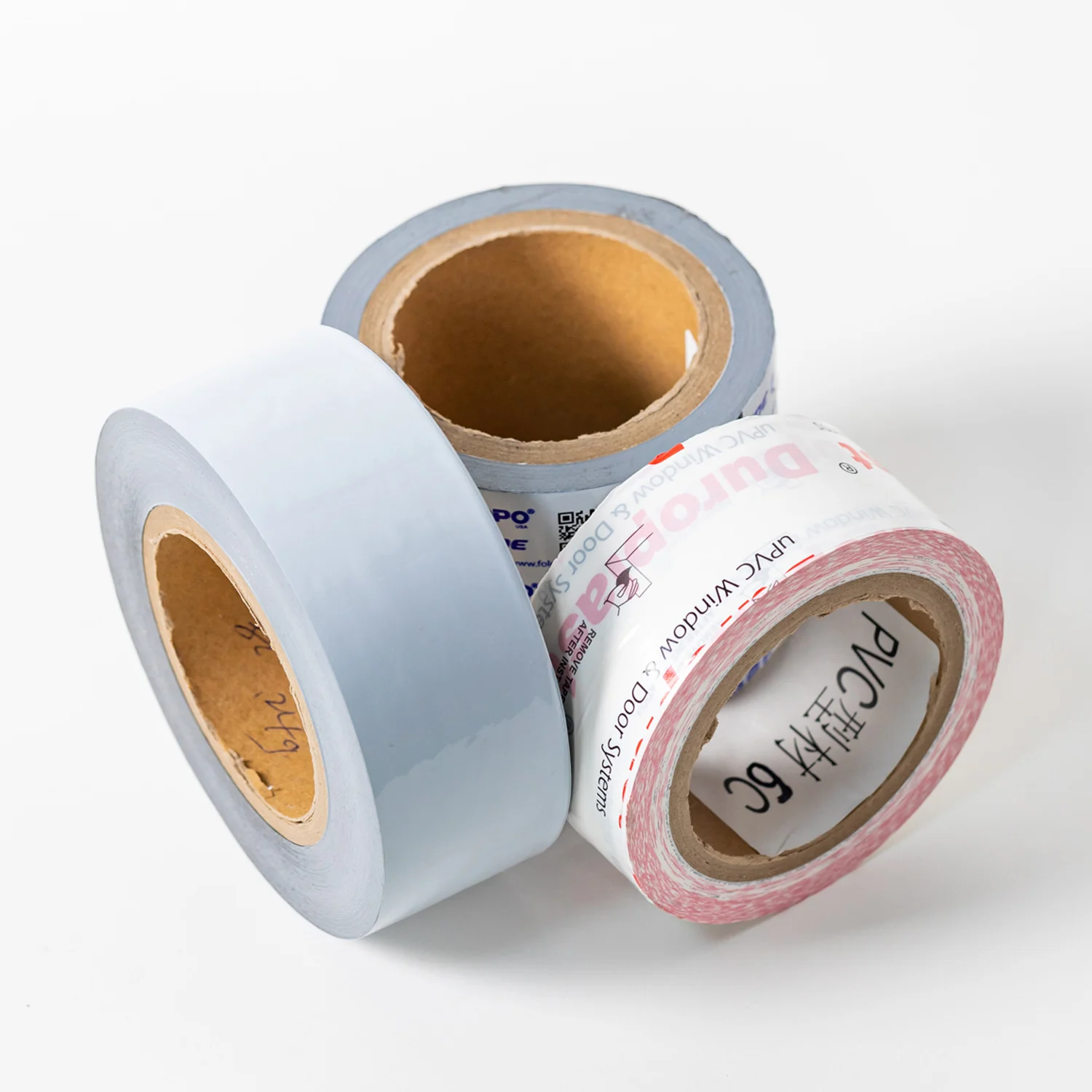 manufacturer deliver Hot Sale and New Design PE Material for Aluminium Fabrication Production Protective Film Black, White Black