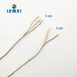 Wholesale DIY crafts gift box packaging rope diameter 1.0mm 1.5mm twisted Jute Cord