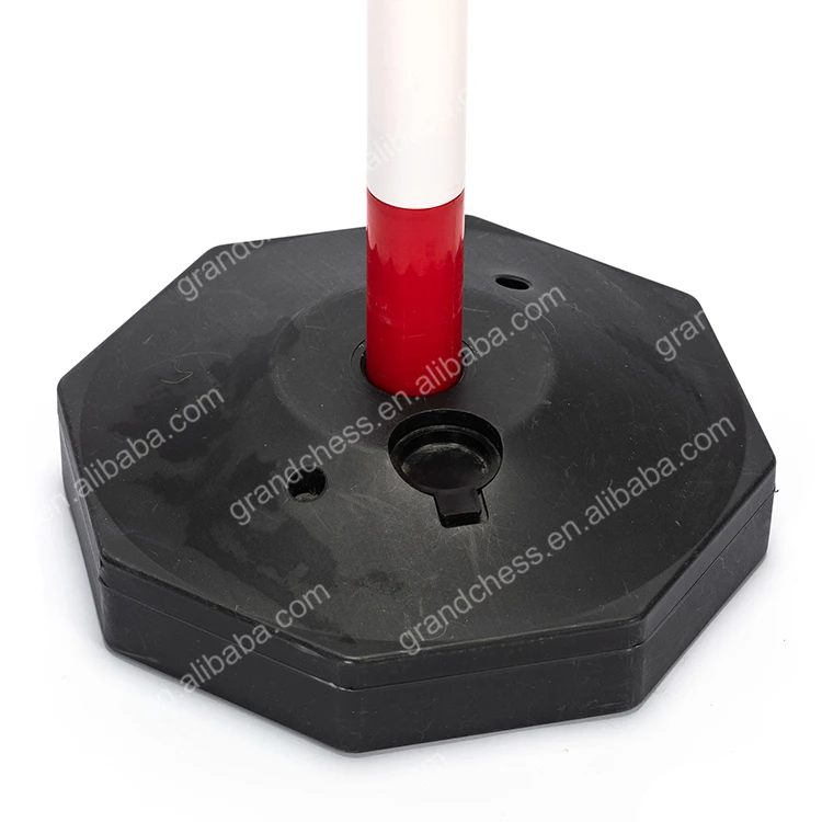 
Traffic plastic base for safety cone post 