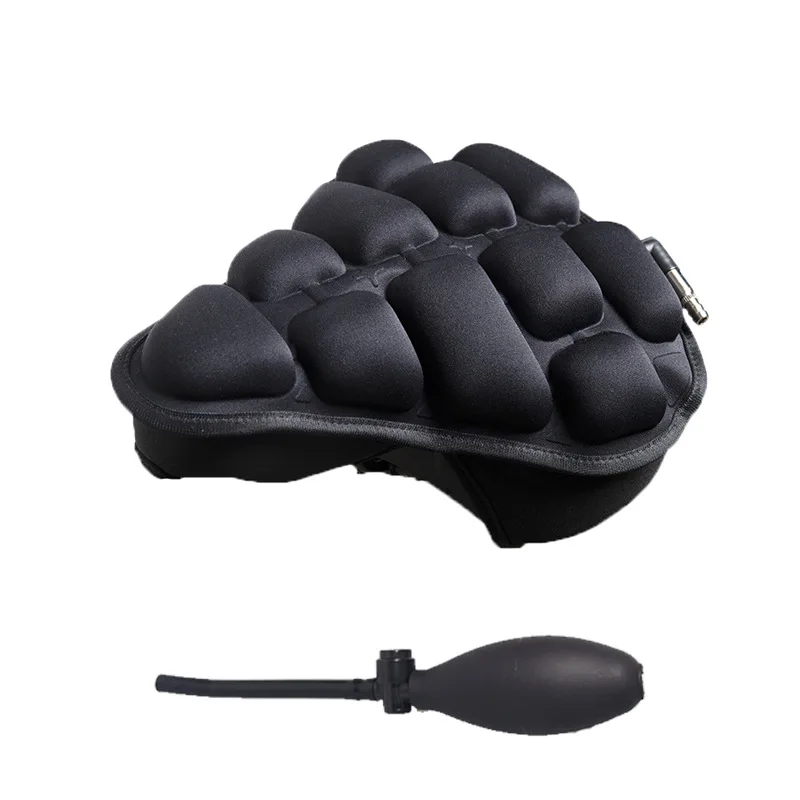 Inflatable Airbag Bike Seat Cover Bicycle Seat Cushion Bike Saddle Cover for Mountain  Bicycle Electric Bike Fitness