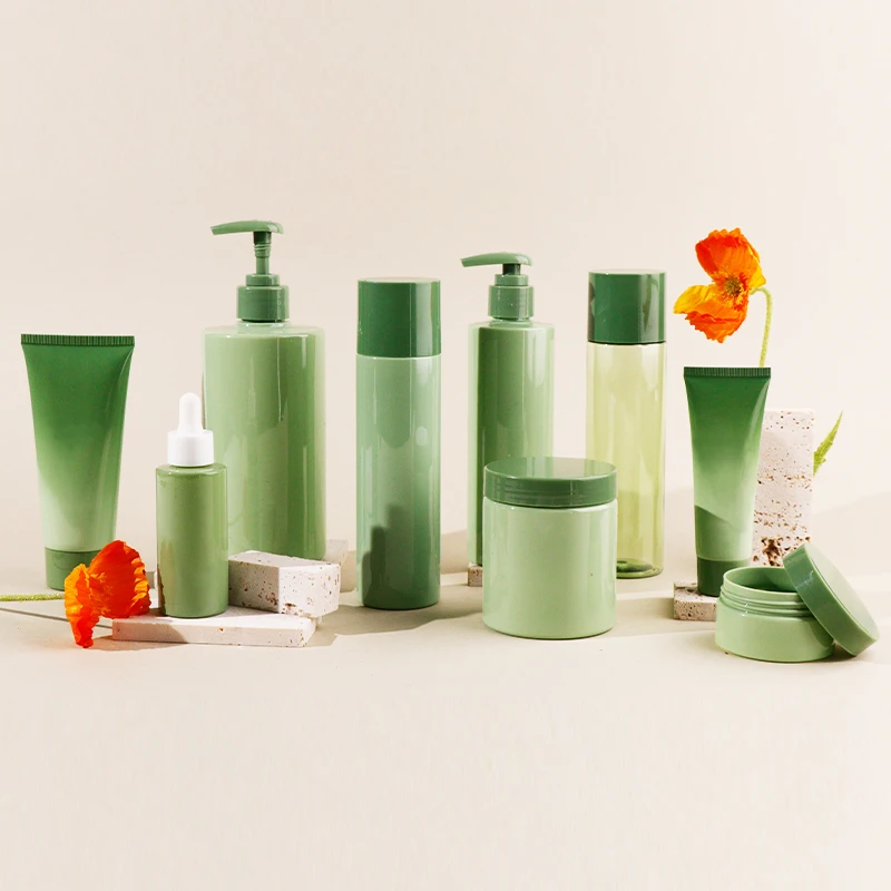 PCR metail Custom 100ml 150ml 200ml 300ml 500ml liquid soap plastic shampoo bottle cosmetic lotion bottle packaging