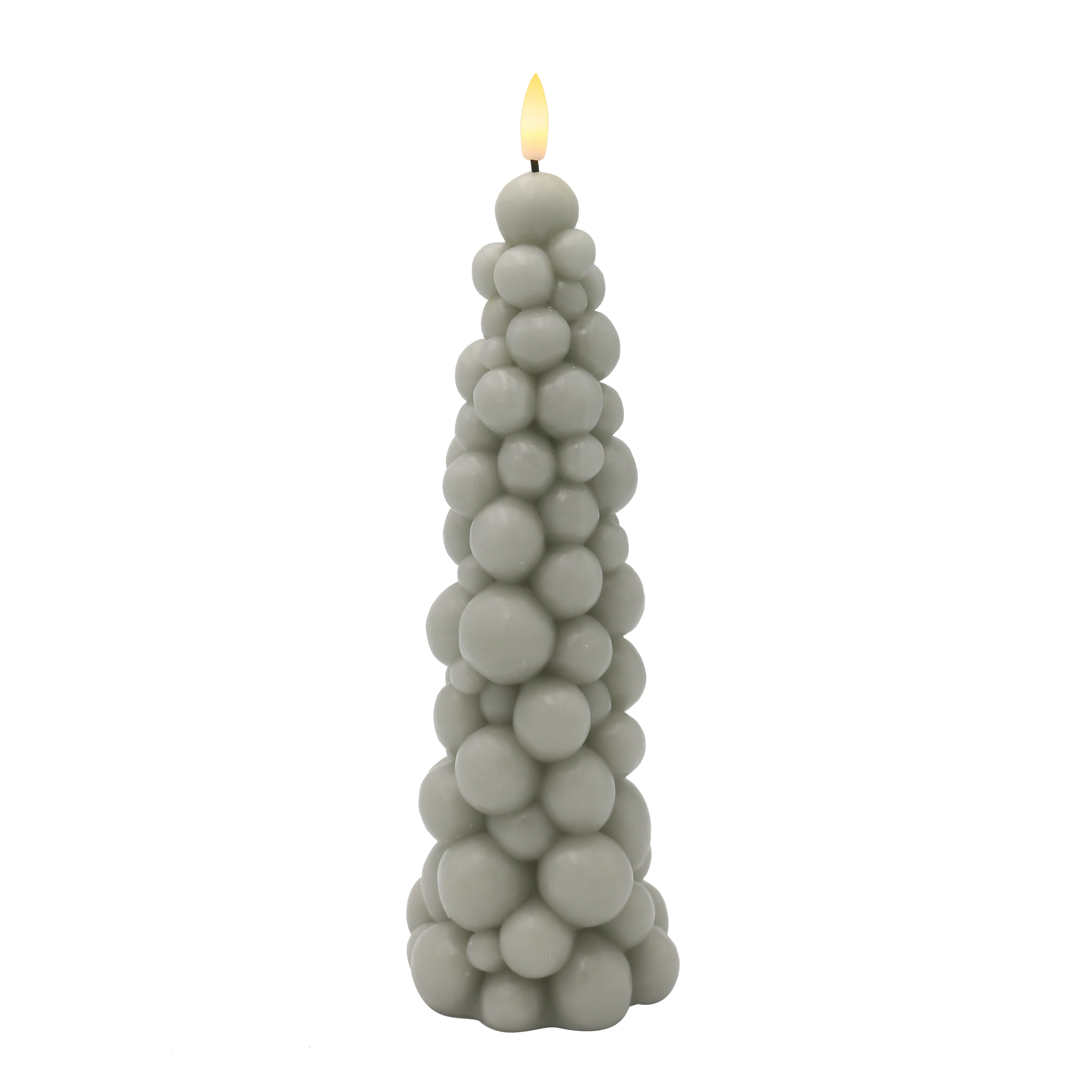 Bunch of grapes shape LED flameless taper wax candle for home or wedding decor