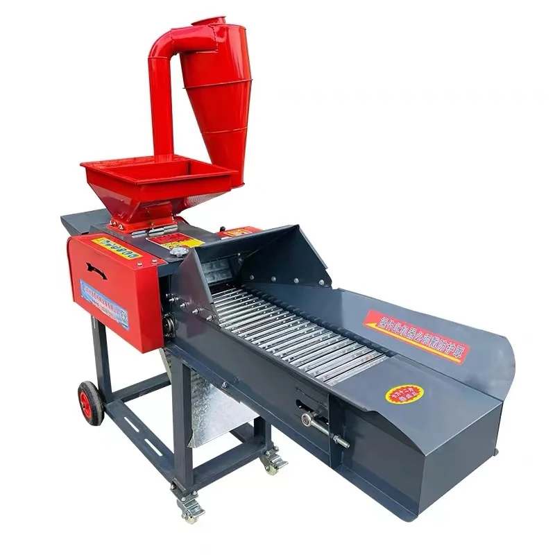 Factory Price Chaff Cutter Patrol Feed Processing Pellet Making Farm Peanut Shell Grass Cutting Machine