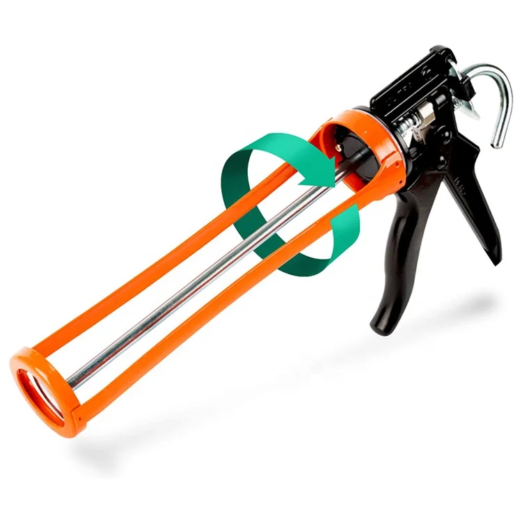 Высококачественные инструменты для герметизации в американском стиле, пистолет для герметизации 10 унций с оцинкованным стальным гладким металлическим стержнем