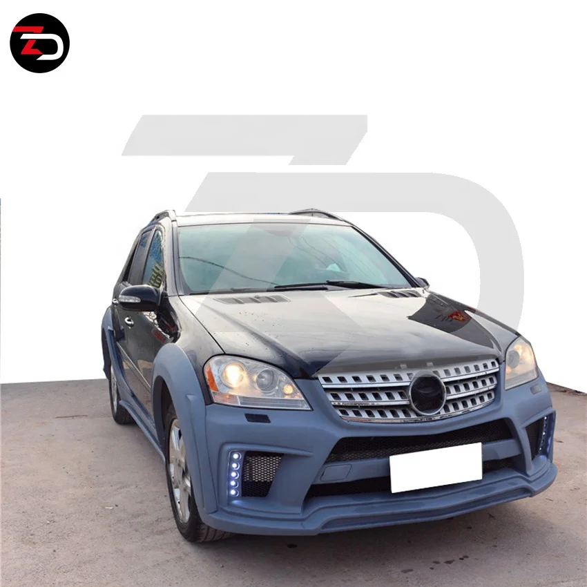 Wholesale price WD Style Wide Body Kit for ML class W164 ML350 ML500 ML63AMG With Front Rear Bumper Side Skirts Fender Flares