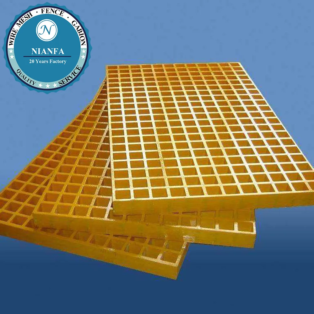 Fiberglass Grating Panels FRP /GRP Fiberglass Product Floor Drain Grating