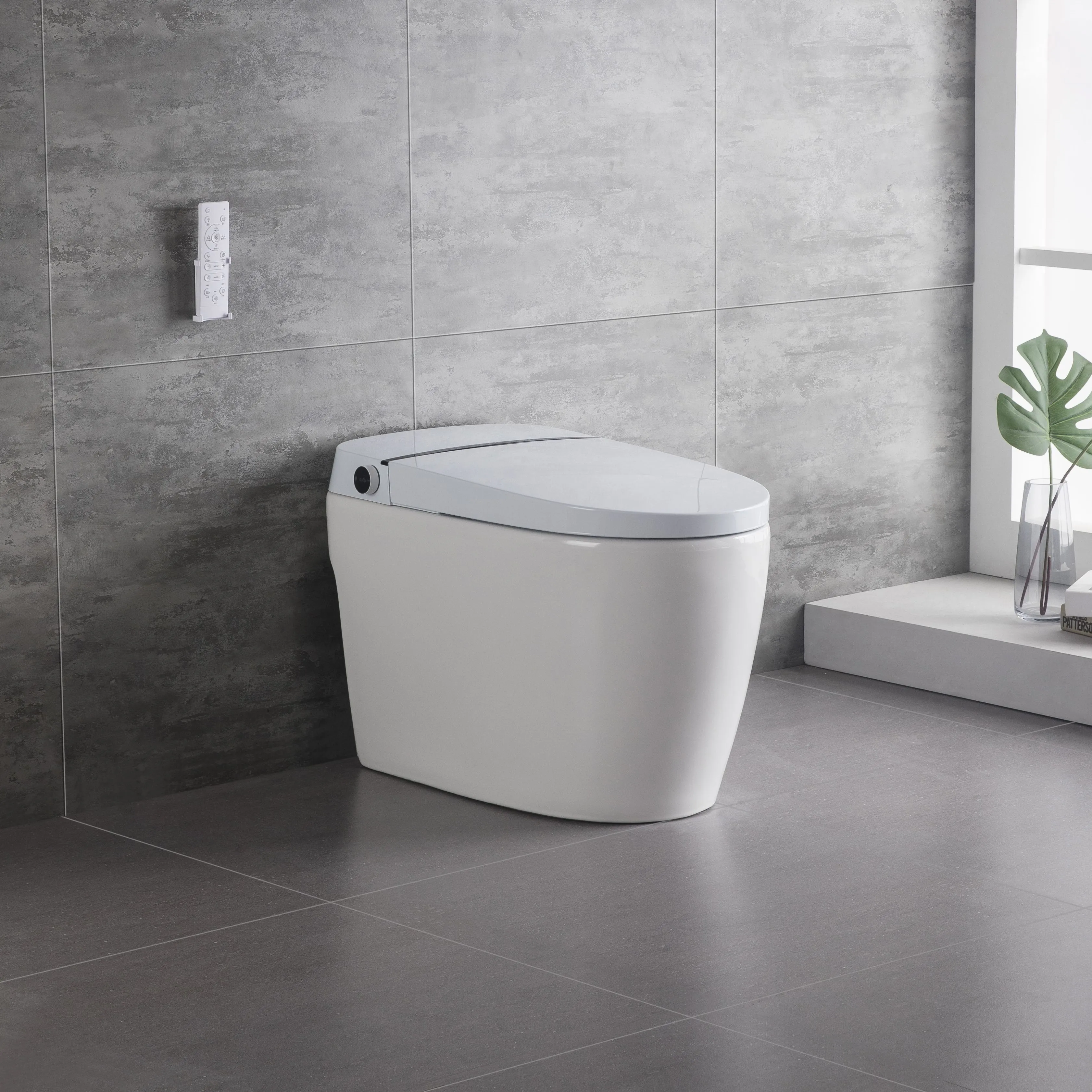 ZHONGYA CE Rohs Automatic American standard Flip Wc Smart Toilet ceramic Tankless Eco One Piece Auto Intelligent Toilet