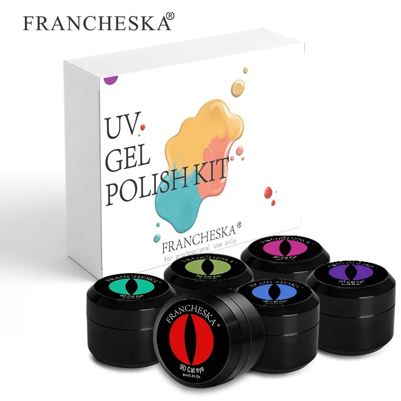 Year New Product Hot Sale Semi-transparent Soak Off UV Gel Crystal Nail Cat Eye Gel Polish With Private Label Service