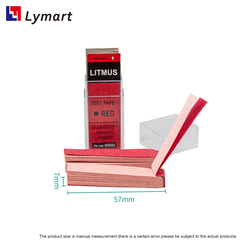 small alkali indicator ph red litmus test strips paper