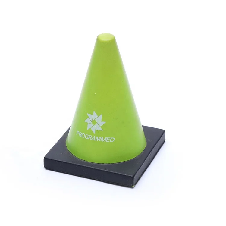 Custom Logo Traffic Cone Stress Ball Antistress Toy