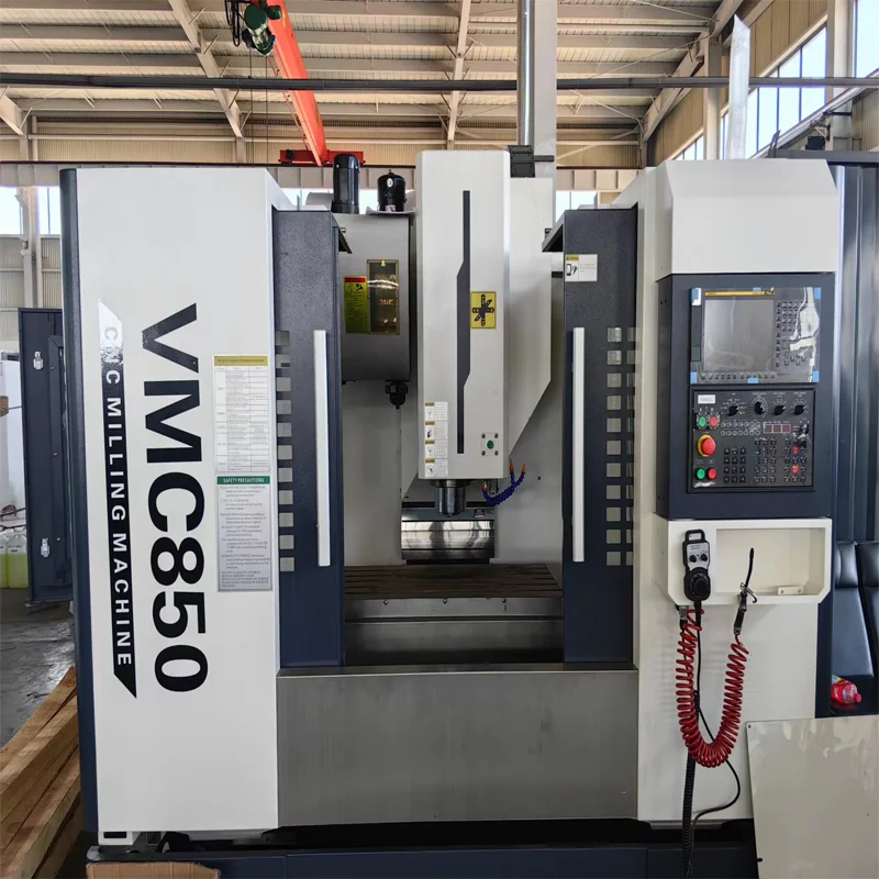 Hot Selling Cheap Vertical machining center VMC850 professional  Fanuc control system 4/5-axis metal CNC mill machine wholesale