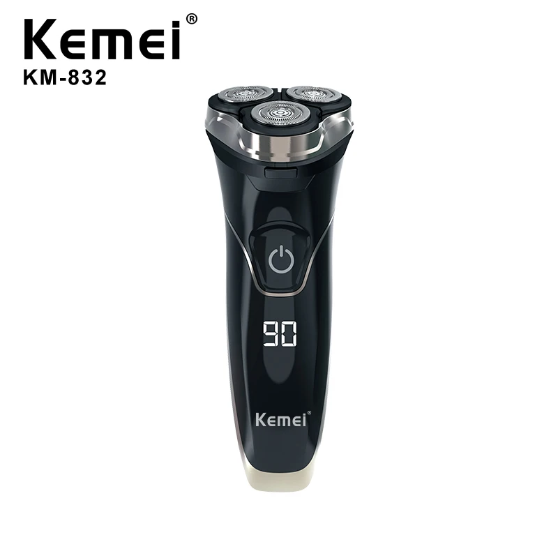 Usb Electric Razor Face Beard Shaving Machine Kemei Km-832 Beard Trimmer Afeitadora Electrica Barber Clippers For Men