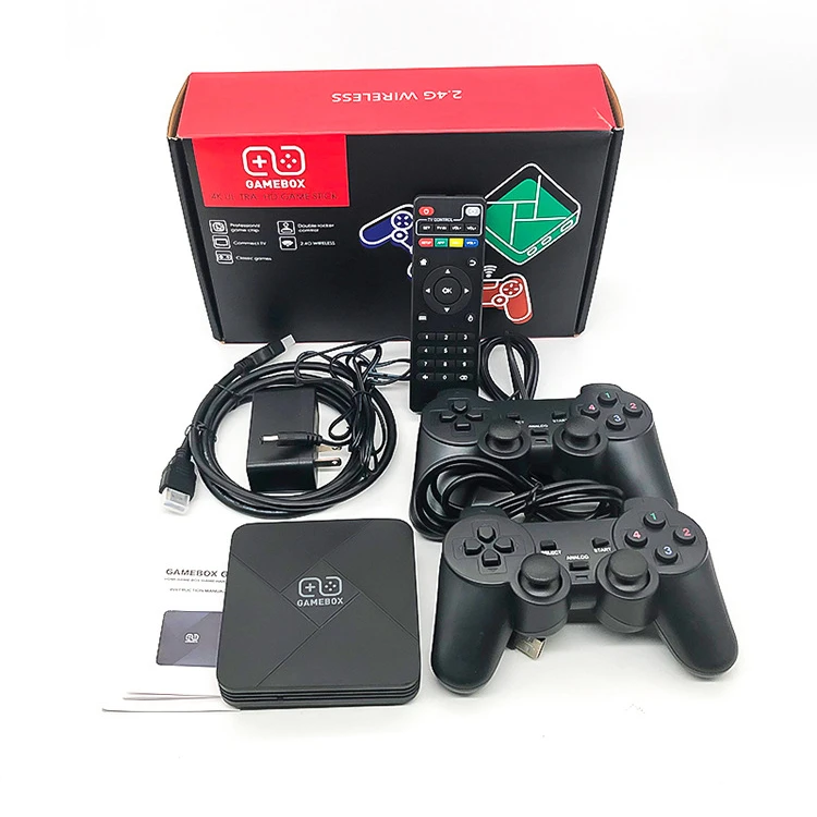 Miratech S905L Ретро видео игровая консоль портативная консоль встроенные 40000 игр с двойным беспроводным контроллером