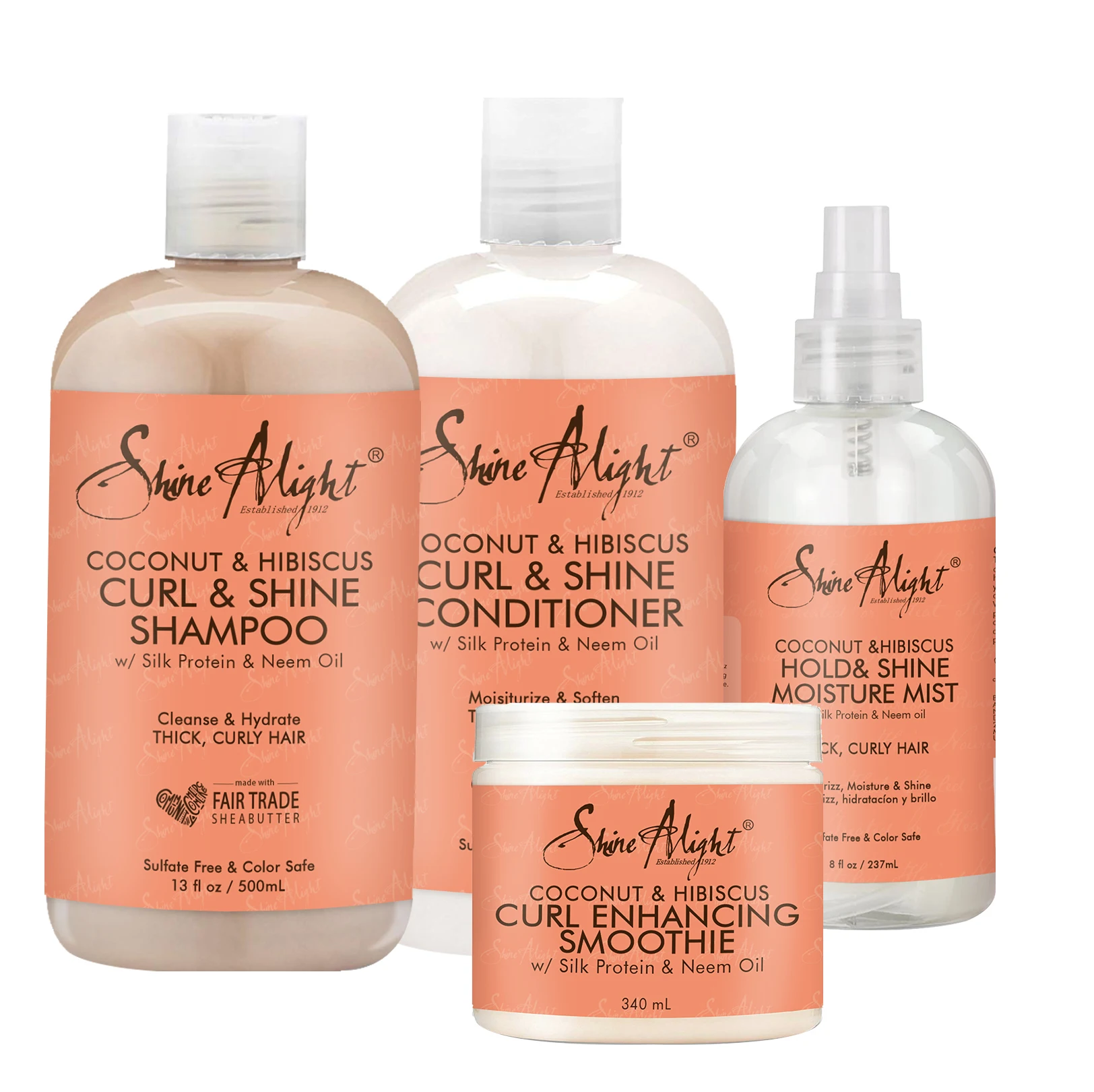 
 Оптовая продажа, натуральное кокосовое масло на заказ, легкий органический увлажняющий Восстанавливающий шампунь для вьющихся волос  