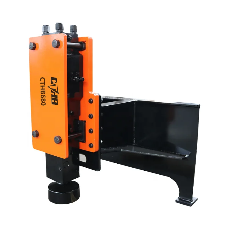 CTHB excavator mounted pile driver used fence hydraulic post driver