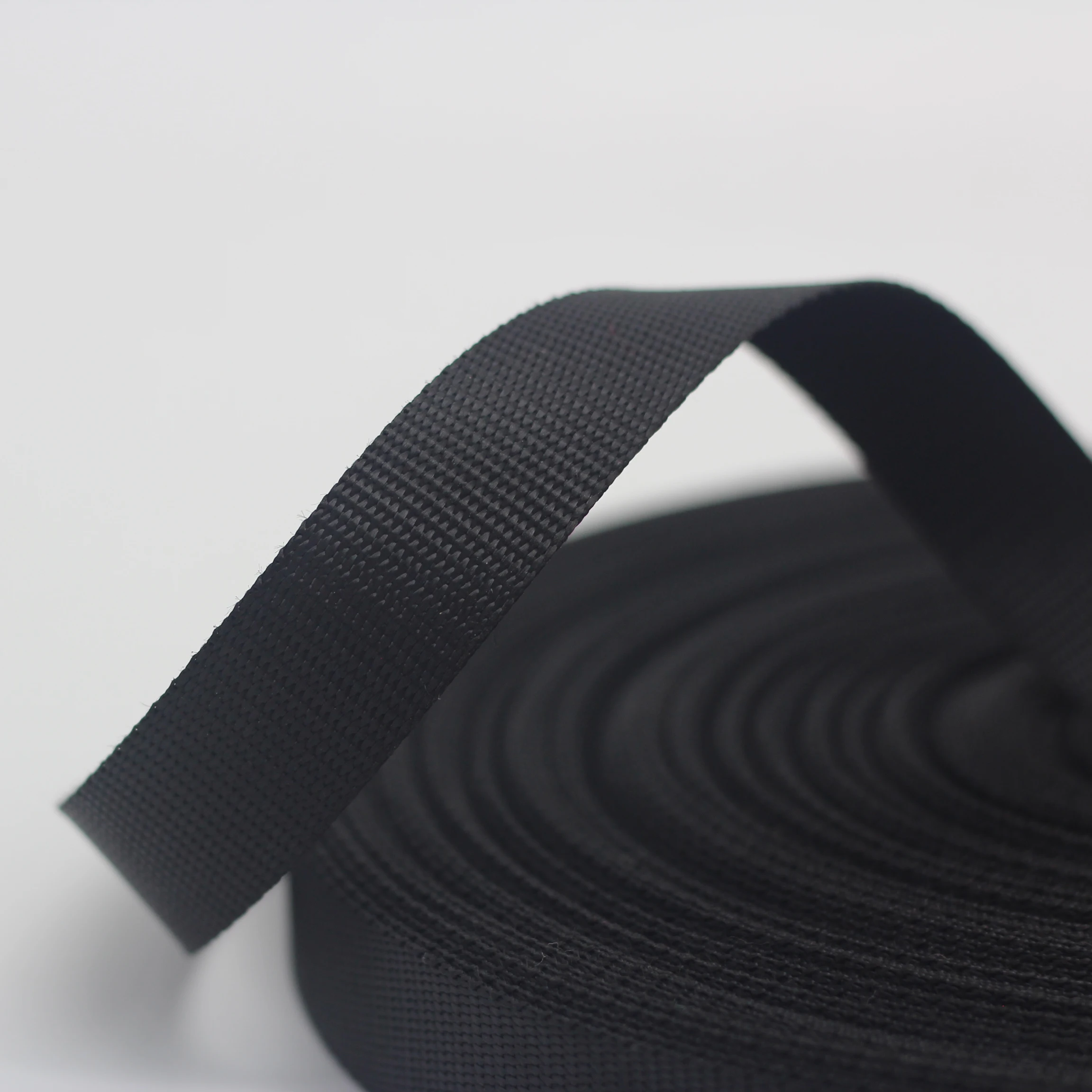 wholesale Eco-friendly Nylon Polyester tape Durable 100% polyester bundling belt webbing web band