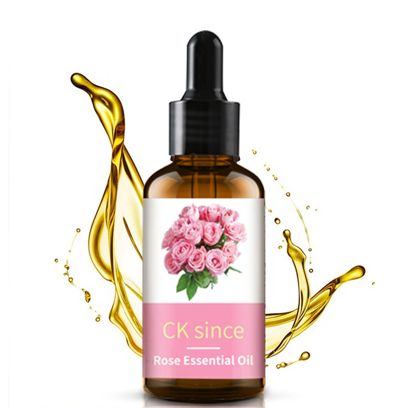 CK-SINCE 100% Pure Natural Organic Skin Care Essential Oil Rose Flower Multi Massage Oil For Hair Face Body