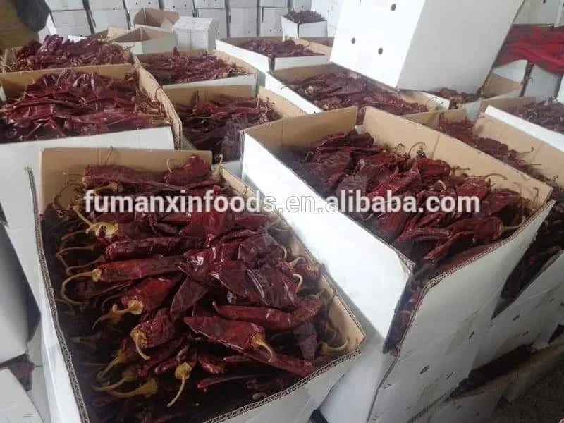 Chinese Xinjiang 100% Pure  Aflatoxin Free Sweet Paprika Pods Table Paprika Sweet Paprika Suppliers in Jiaozhou Factory