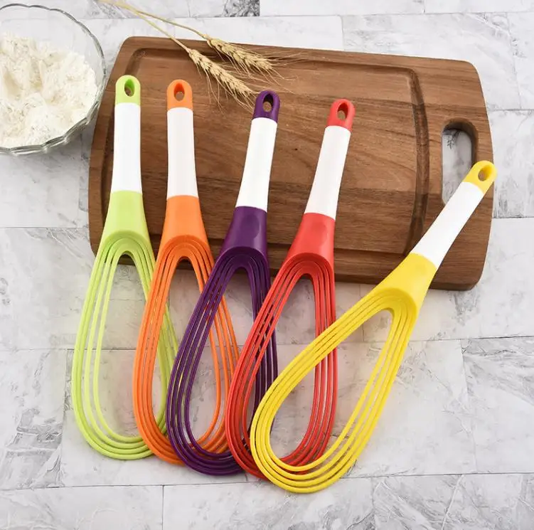 Home Kitchen Tool Rotatable Folding Hand Egg Beater Tools Creative Flour Mixer Cake Baking Household gadget