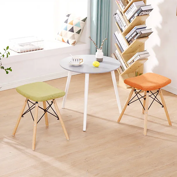 Stool wholesale soft pack demolition dining chair stool ottoman living room dining room