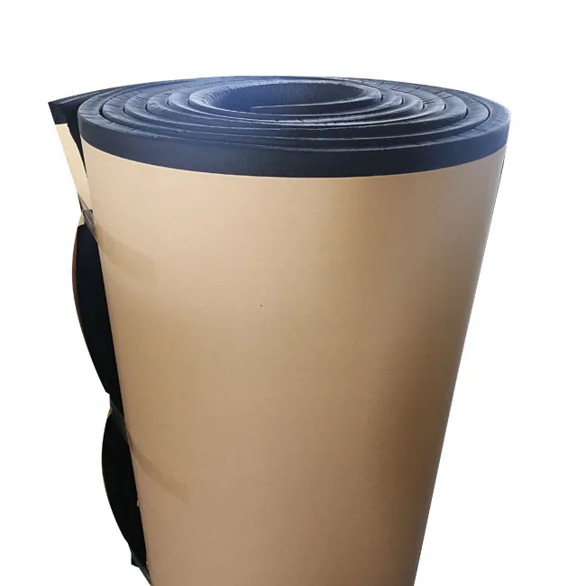 Heat insulation self-adhesive thermal insulation rubber foam sheet for ventilation application