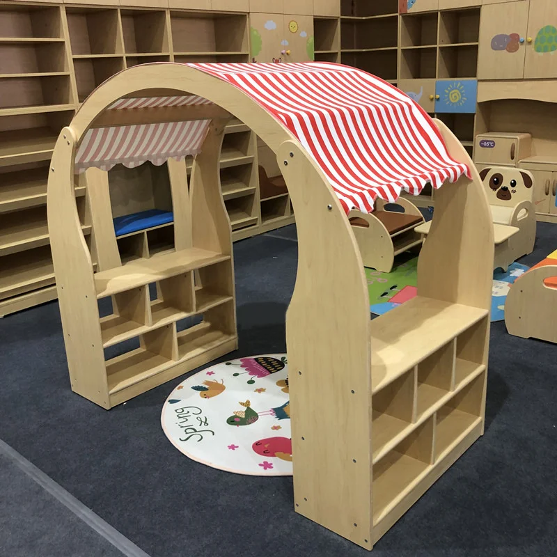 Library Furniture Bookshelf Wooden Library 3-Shelf Bookcase