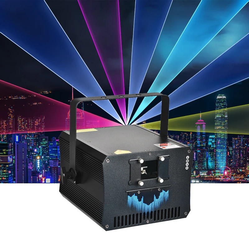 5W RGB Laser Light Sharpy for DJ Disco Concert Party Show Luminous Stage Lights with ILDA DMX Lasers
