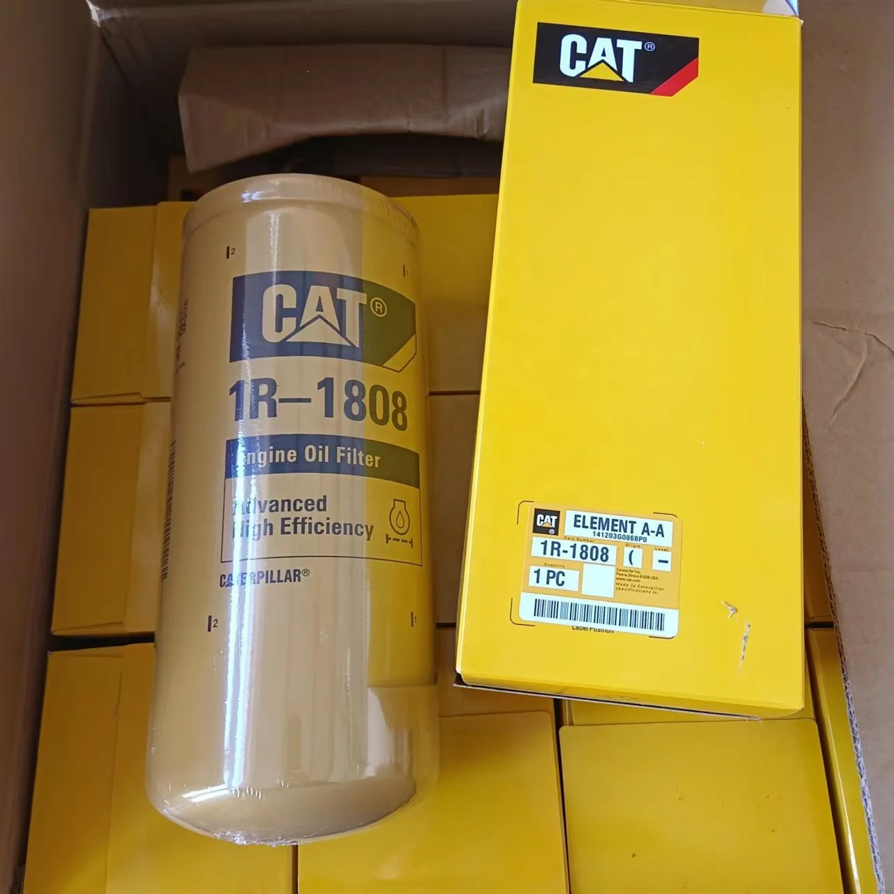 1R-1807 high quality New Oil Filter  1R1807 used for Caterpillar