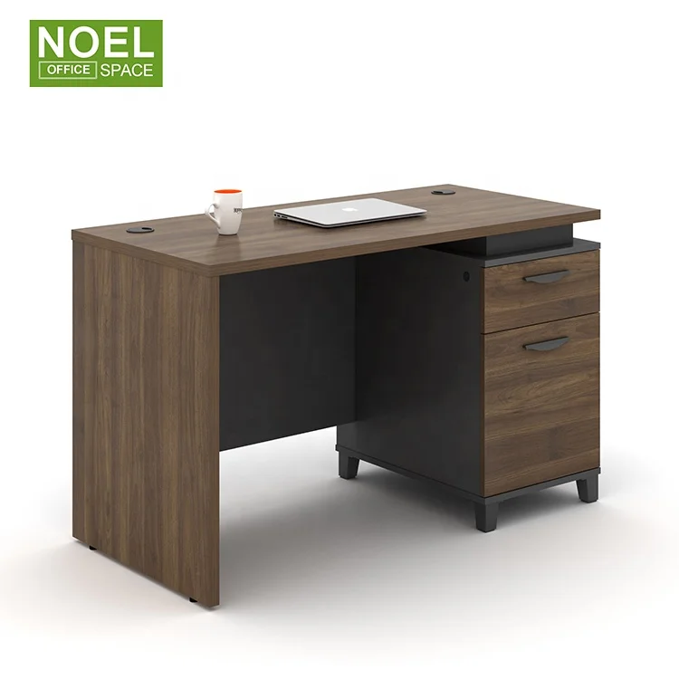 I shape Simple design cheap  school teacher office furniture single desk