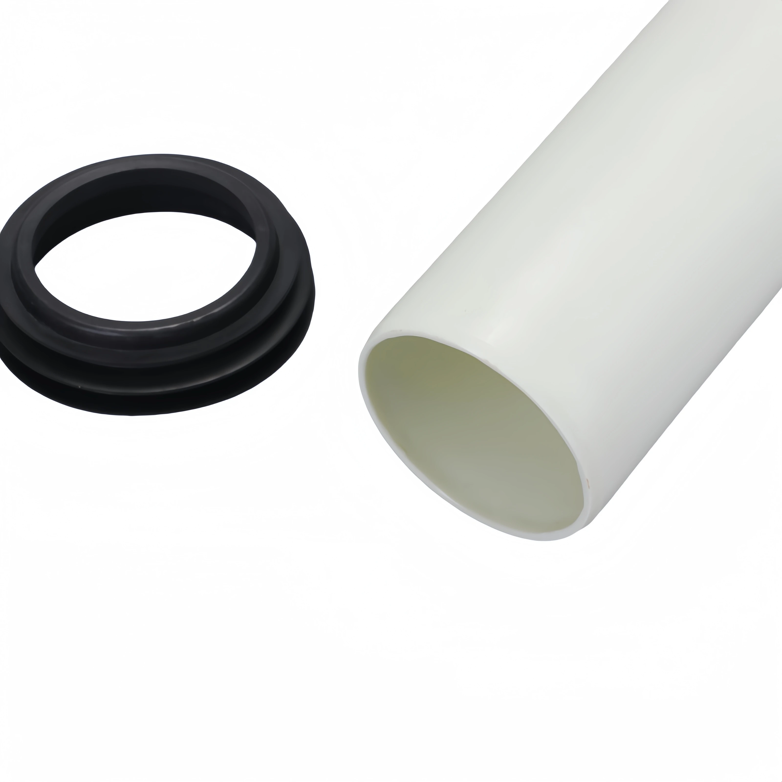 white plastic drain pipe floor waste drain pipe pan pipe connector for toilet