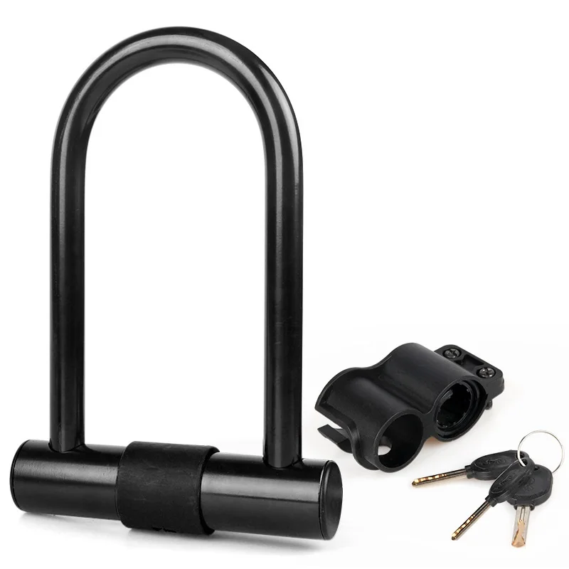Bicycle U-lock Motorcycle Anti-theft Lock Mountain Bike Scable Bar Lock