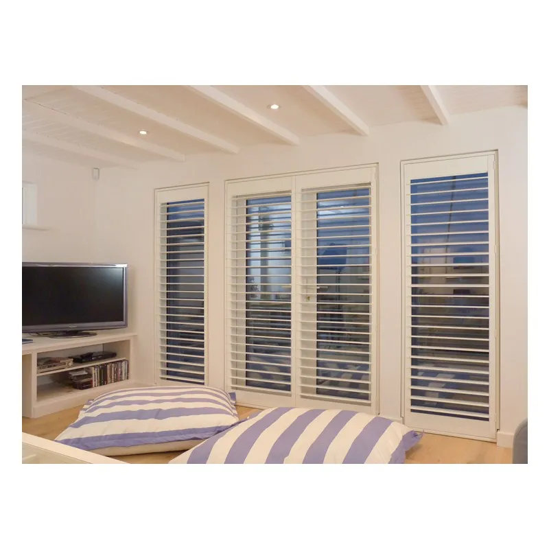 European Style Basswood Rolling Planation S Pvc Shutter Plantation Interior Louver