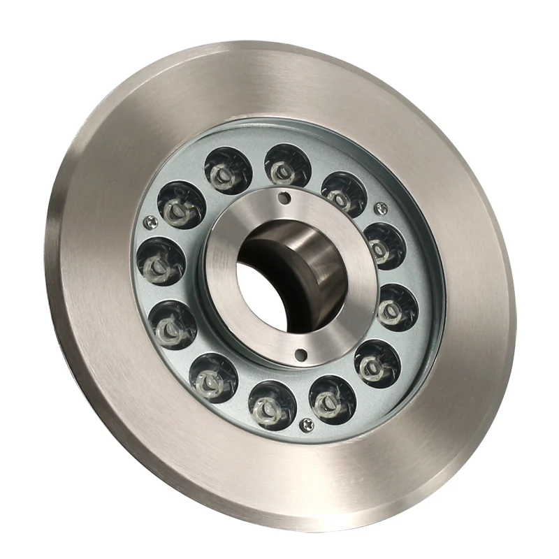 IP68 Waterproof Stainless Steel Multi Color RGB DMX Control pump Underwater Fountain Nozzle Lights