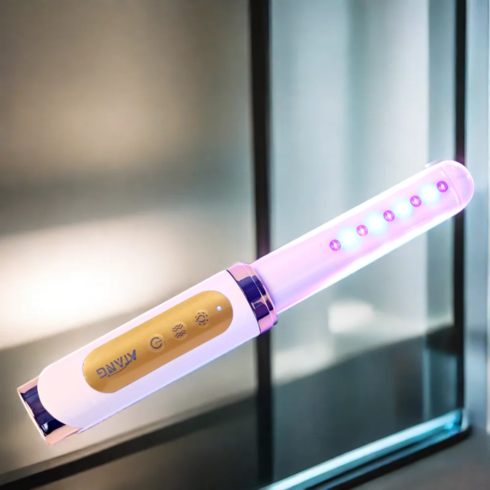 Vagina Tightening Stick for Urinary Incontinence & Cervical Erosion Red & Blue Light with Vibration Treat Vaginitis Machine