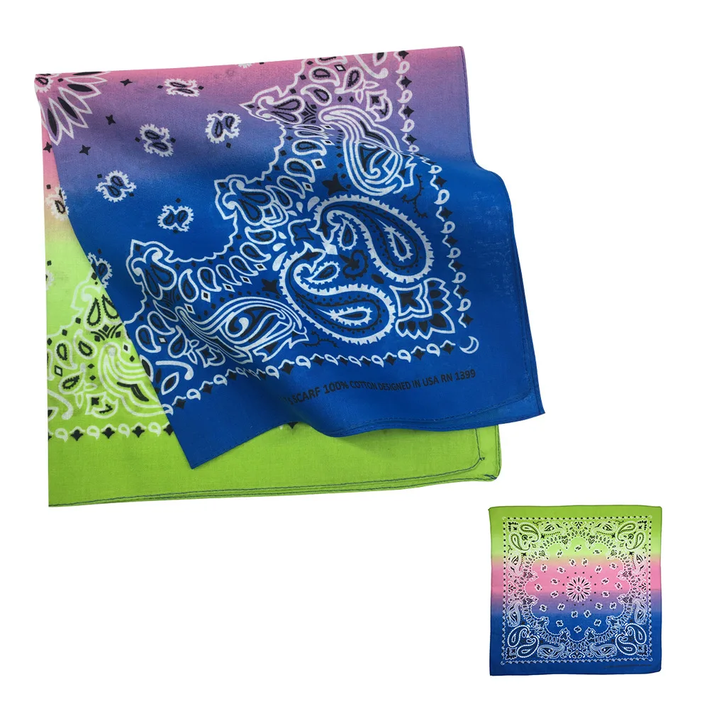 fashion custom made bandana customized own logo promotional multi-function bandanas