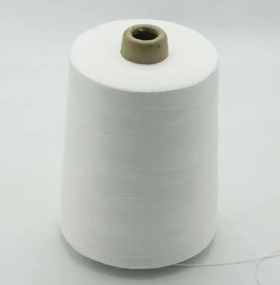Cheap White Sewing Thread Polyester Fiber Manufacturer Textile Accessories Garment