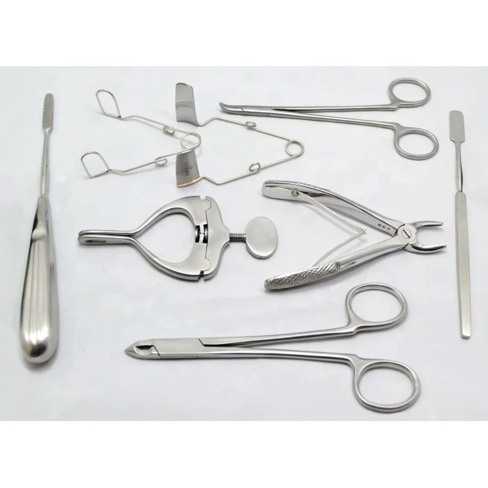 Набор стоматологических грызунов, небольшие специализированные виды, набор мелких ветеринарных инструментов