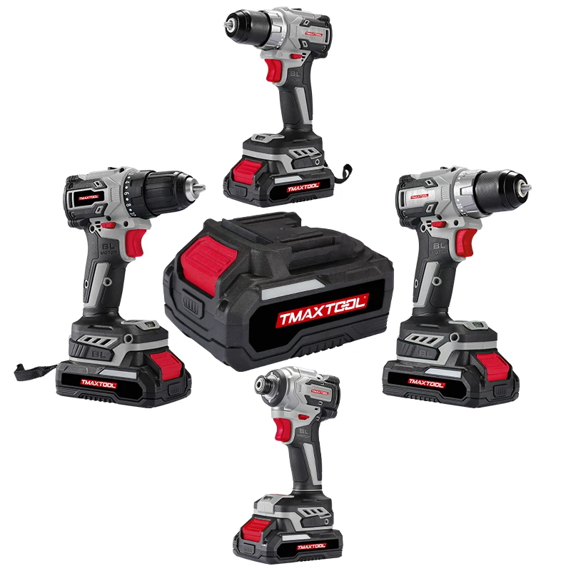 Industrial Grade Power Screw Drivers 20V Lithium Battery Cordlerss Electric Drill Brushless Screwdriver Hand Drills