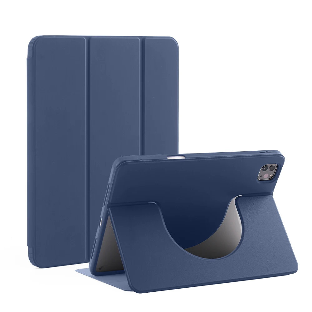 Leather tablet case with pen slot magnetic protective shockproof for ipad 11 inch for ipad pro 2022 case