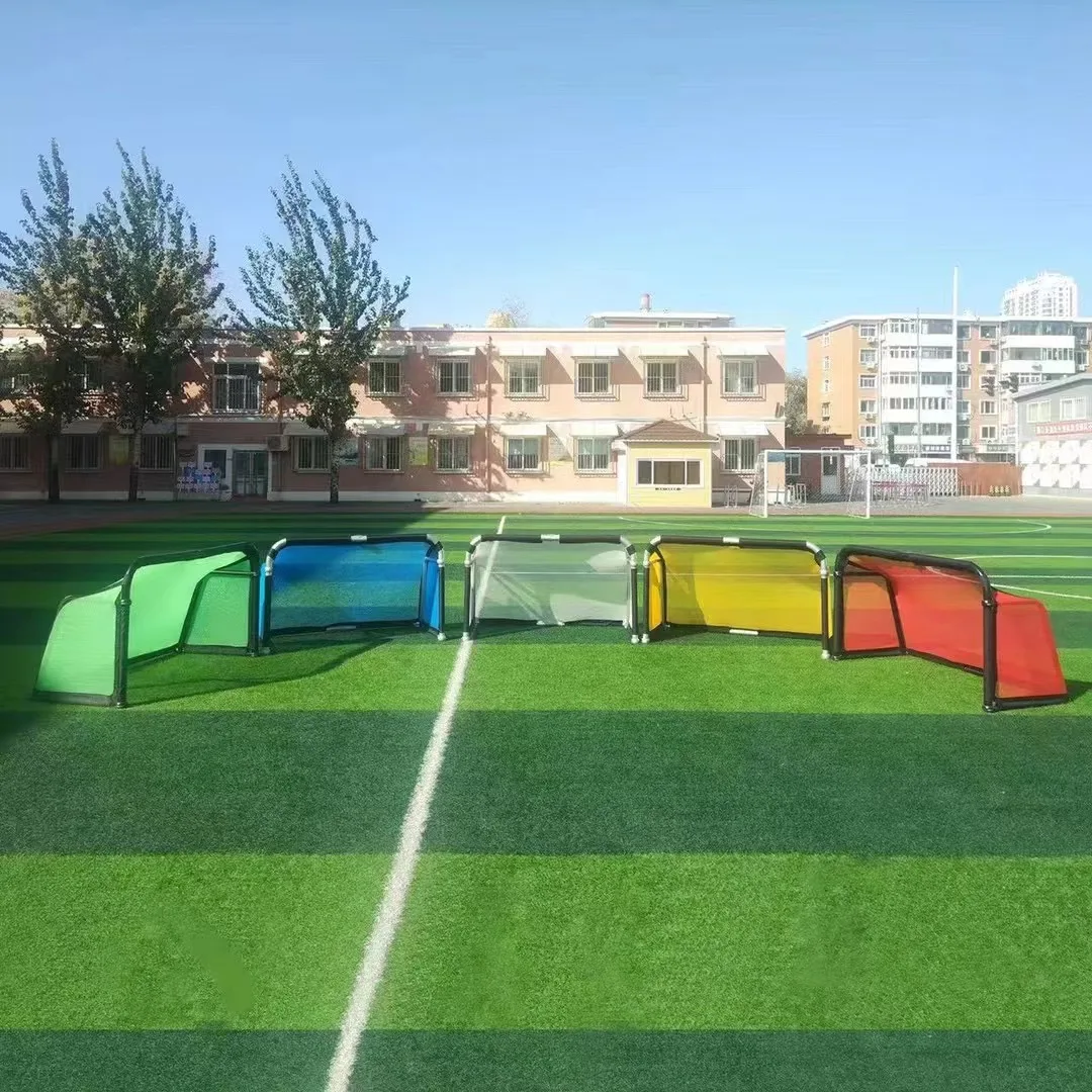 Portable Aluminium Football & Soccer Goalpost with Net for Backyard Courts Easy-to-Set-Up Goal Net Collapsible high quality goal