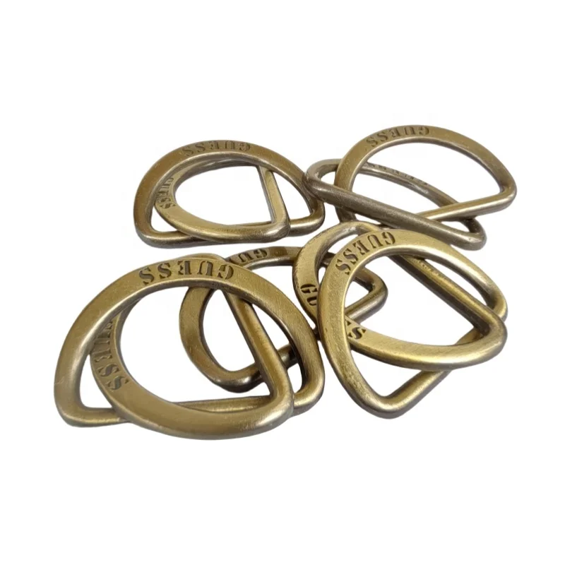 Best price D Shape Custom Metal Buckle D Ring For Bag  D-buckle Half Round D shape Buckle