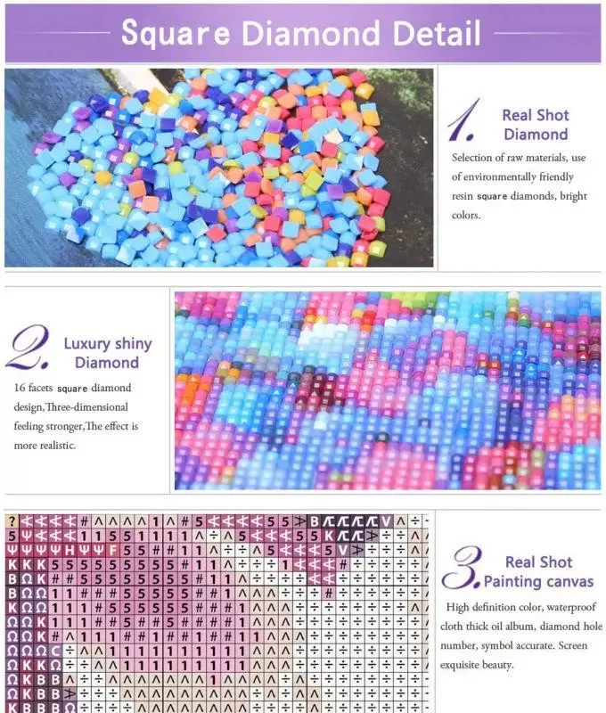 Le-38 Diamond Painting Castle Picture Customized Wholesale Family Wall Art Stitching Craft Diamond Painting Kit