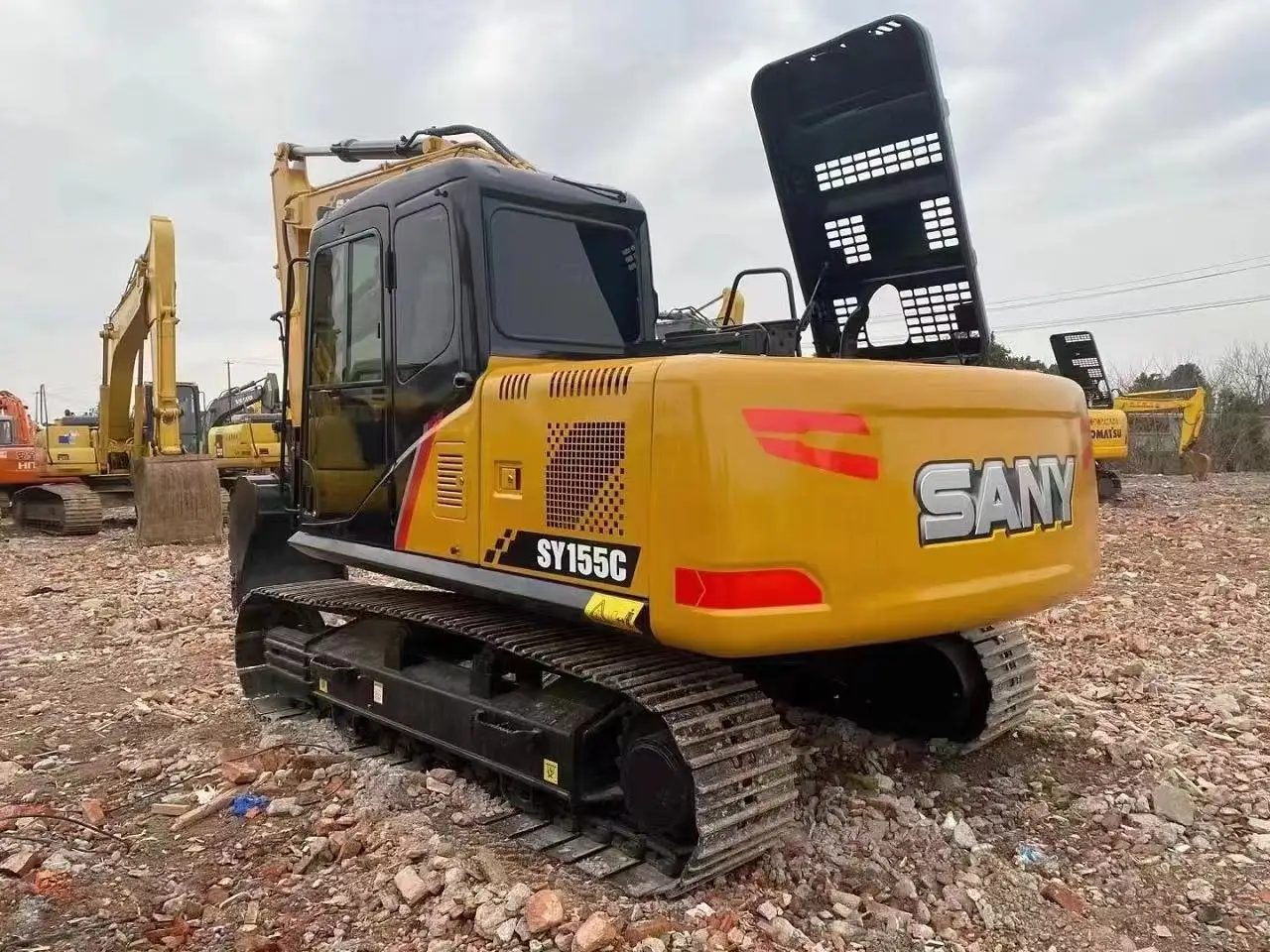 Sell high quality made in China SANY SY155C SY155-9  excavator 15 tons crawler hydraulic second hand excavator