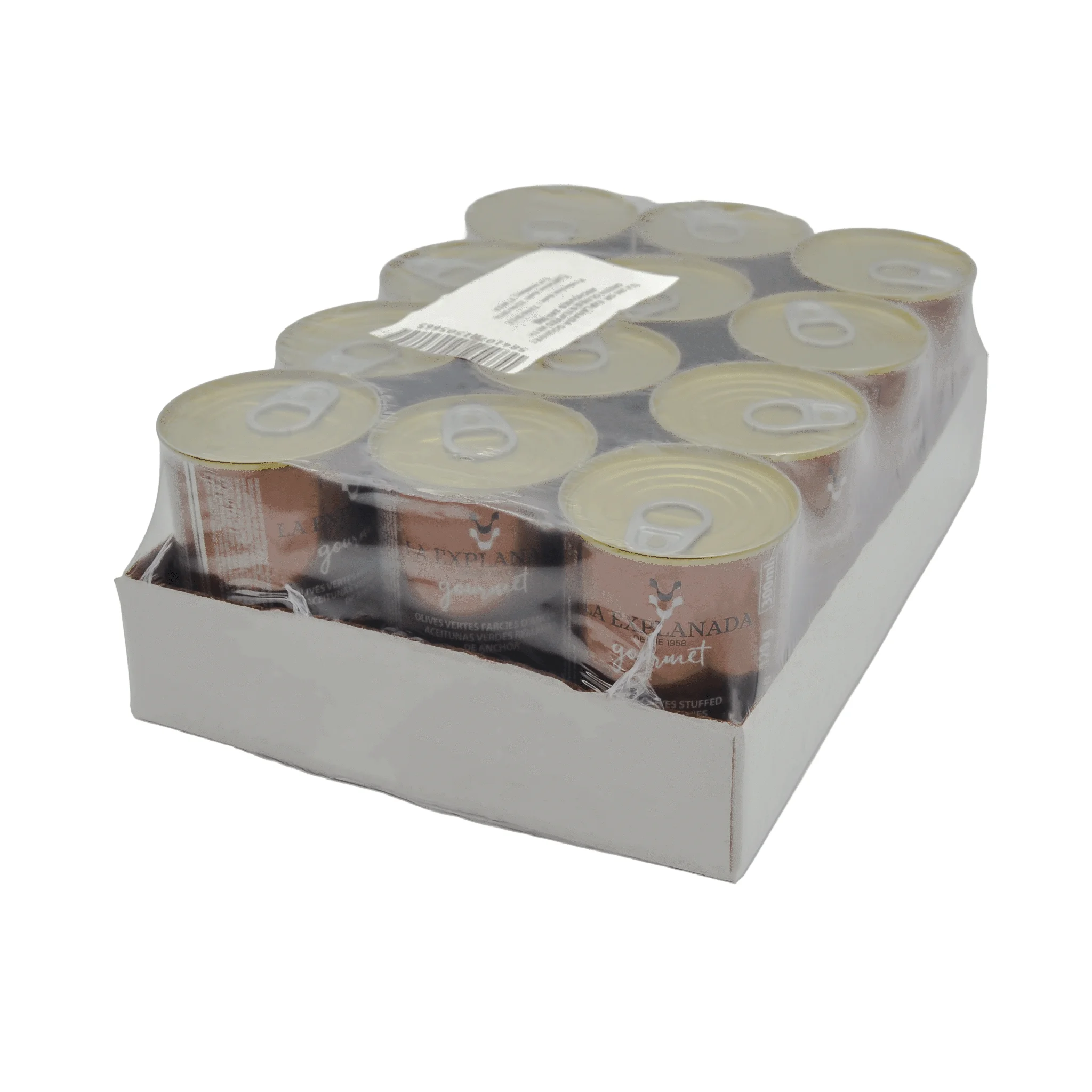 Лидер продаж, отличное качество, чистый вес 280 гр, паста из анчоусов, фаршированные зеленые оливки для дома и ресторана