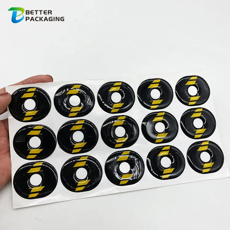 Эпоксидная наклейка печать клейкие перманентные купольные этикетки индивидуальная Прозрачная силиконовая этикетка круглые фирменные из смолы Купольные материалы наклейки