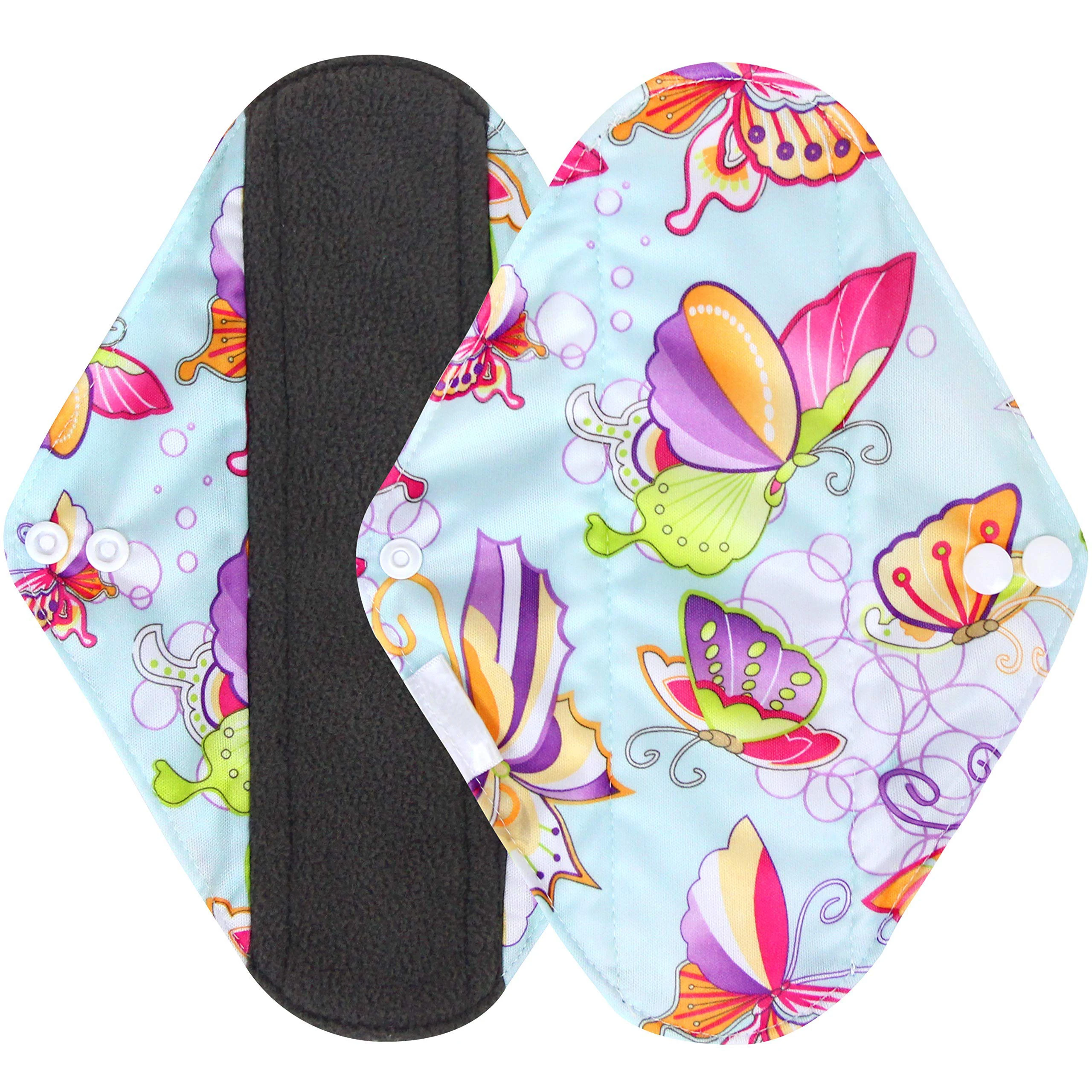 Menstrual Pads Top Quality Reusable Washable Fabric Mm Regular Sanitary Pads Customized Size Excellent Breathable Animal World