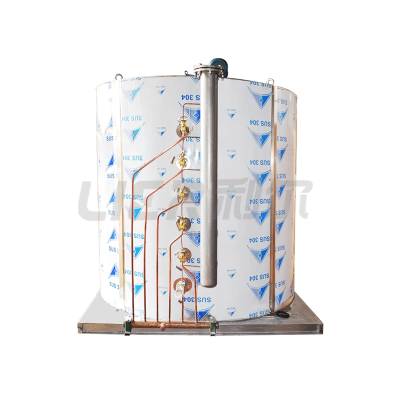 Freshwater or Seawater Flake Ice Evaporator es amonia NH3 Evaporator es serpihan